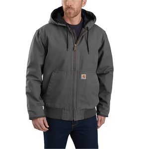 carhartt men's active jacket j130 Large Tall - Gravel/gray